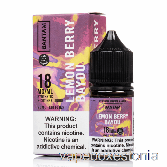 Vape Box Estonia Lemon Berry Bayou - Bantam Soolad - 30ml 18mg